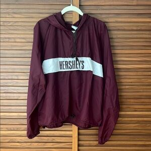 Vintage Hersheys Windbreaker Jacket with Hood
